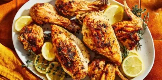 Baked Lemon Herb Chicken Baked Lemon Herb Chicken