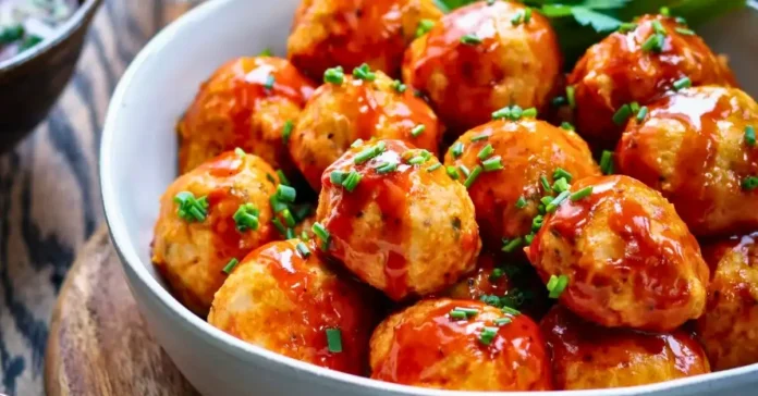Buffalo Chicken Meatballs