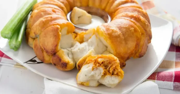 Buffalo Chicken Monkey Bread
