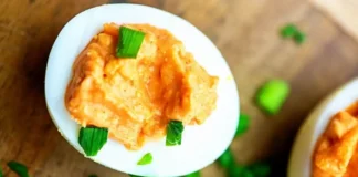 Buffalo Chicken Stuffed Deviled Eggs Buffalo Chicken Stuffed Deviled Eggs