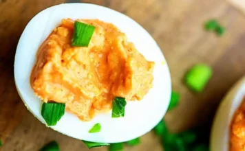 Buffalo Chicken Stuffed Deviled Eggs Buffalo Chicken Stuffed Deviled Eggs