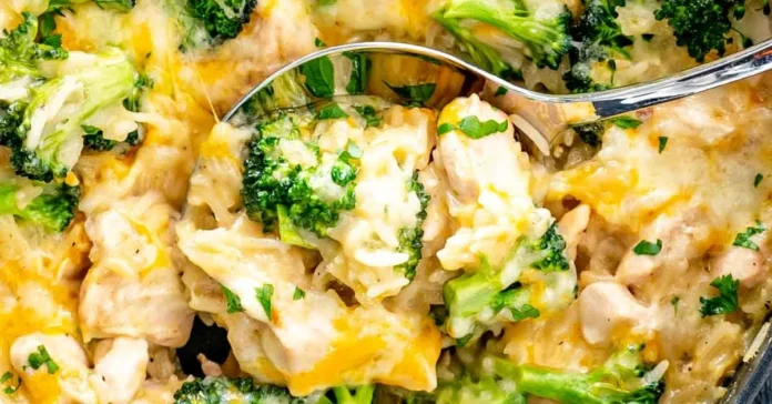 Cheesy Chicken Broccoli Bake