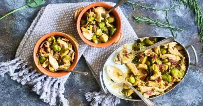 Chicken Bacon Brussels Sprouts