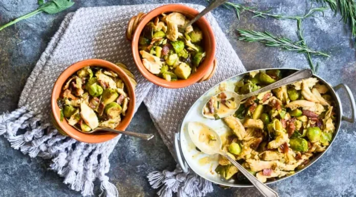 Chicken Bacon Brussels Sprouts Chicken Bacon Brussels Sprouts