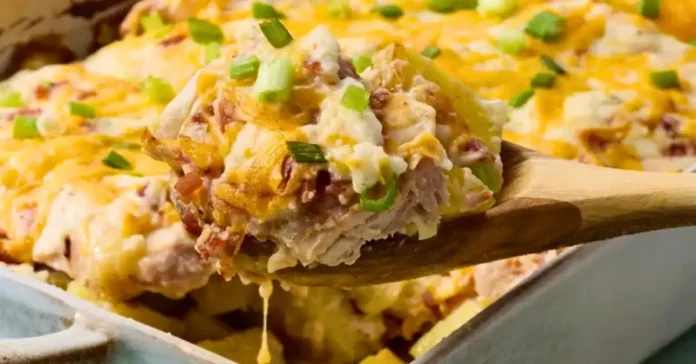 Chicken Bacon Ranch Potato Skins