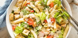 Chicken Caesar Pasta Salad Chicken Caesar Pasta Salad