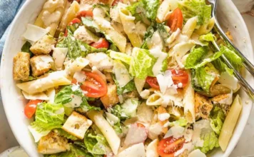 Chicken Caesar Pasta Salad Chicken Caesar Pasta Salad