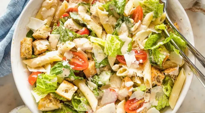 Chicken Caesar Pasta Salad Chicken Caesar Pasta Salad