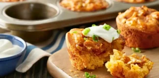 Chicken Cornbread Stuffing Cups Chicken Cornbread Stuffing Cups