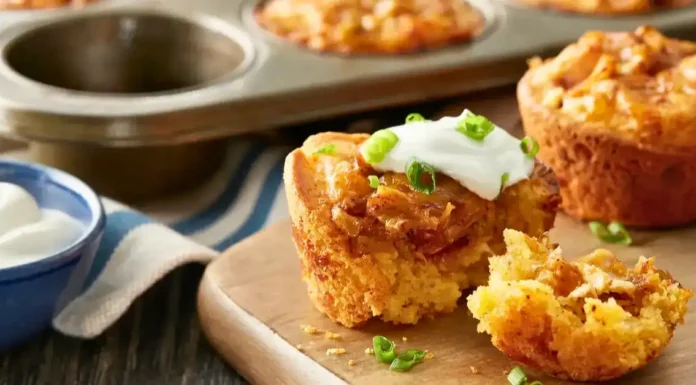 Chicken Cornbread Stuffing Cups Chicken Cornbread Stuffing Cups