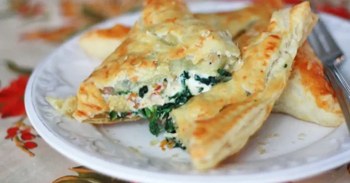 Chicken Florentine Puffs