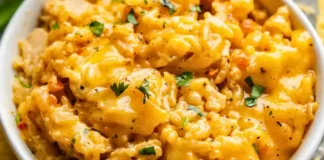 Chicken Queso Rice Chicken Queso Rice