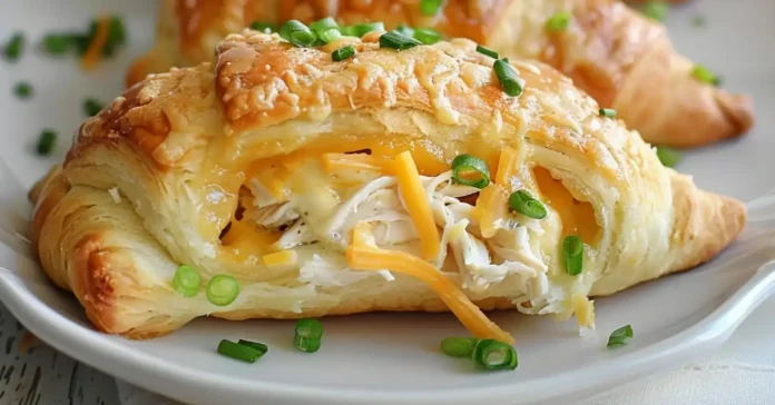 Chicken Stuffed Crescent Rolls