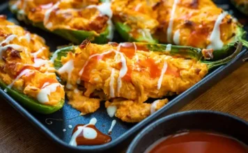 Chicken Stuffed Jalapeño Poppers Chicken Stuffed Jalapeño Poppers