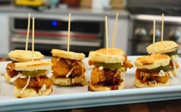 Chicken And Waffle Sliders Chicken and Waffle Sliders