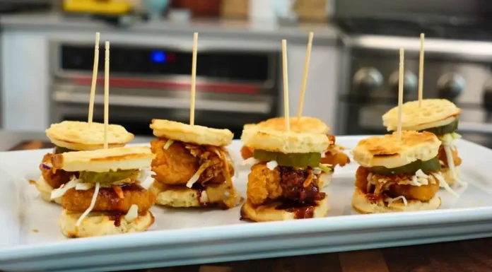 Chicken And Waffle Sliders Chicken and Waffle Sliders