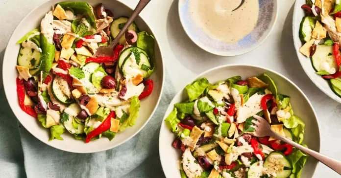 Greek Chicken Salad Bowl