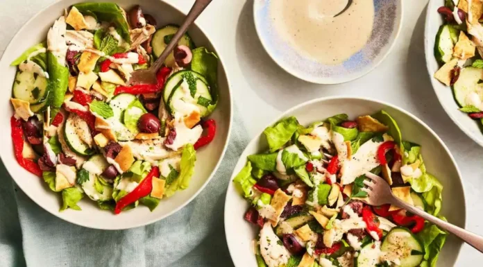 Greek Chicken Salad Bowl Greek Chicken Salad Bowl