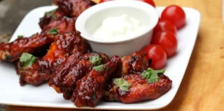 Honey BBQ Chicken Wings Honey BBQ Chicken Wings