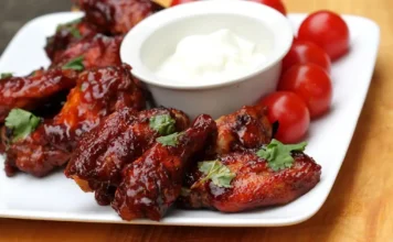 Honey BBQ Chicken Wings Honey BBQ Chicken Wings