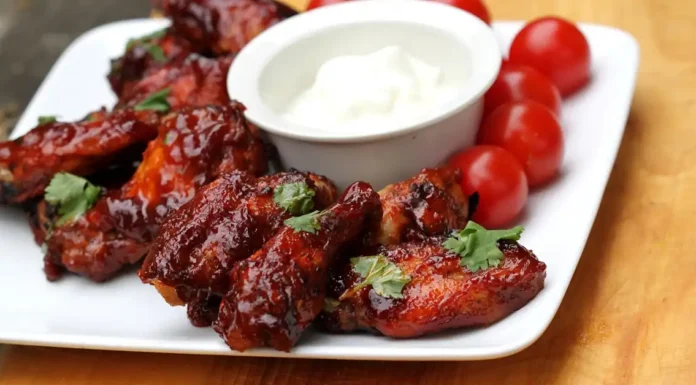 Honey BBQ Chicken Wings Honey BBQ Chicken Wings