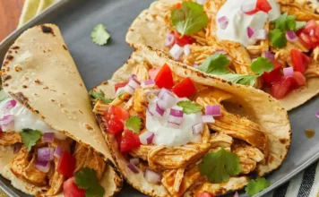 Slow Cooker Chicken Tacos Slow Cooker Chicken Tacos