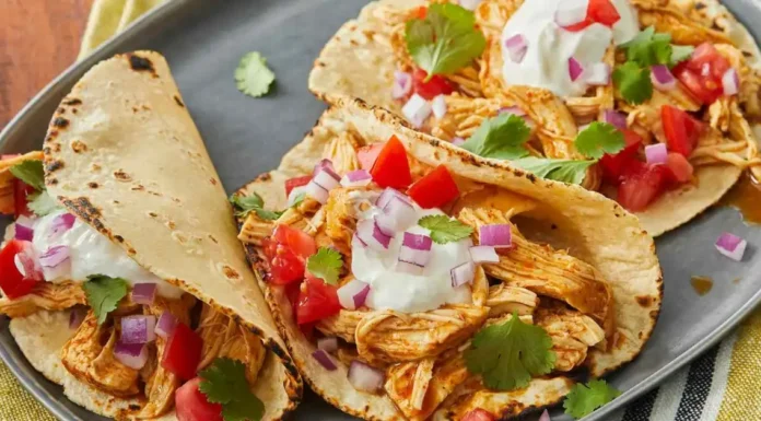 Slow Cooker Chicken Tacos Slow Cooker Chicken Tacos