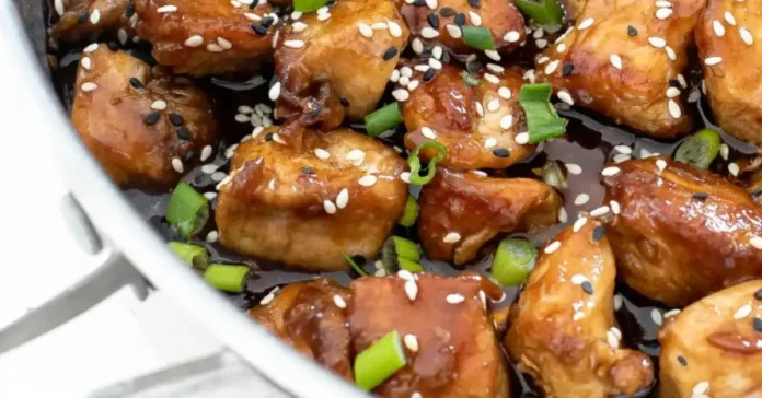 Sticky Asian Chicken Bites