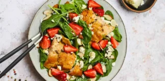 Strawberry Chicken Spinach Salad Strawberry Chicken Spinach Salad