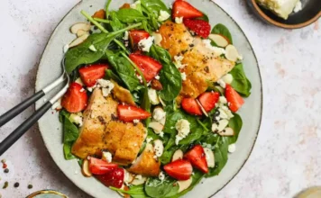 Strawberry Chicken Spinach Salad Strawberry Chicken Spinach Salad