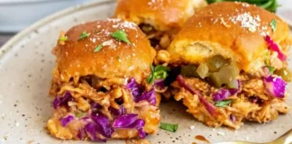 Sweet Hawaiian BBQ Chicken Sliders Sweet Hawaiian BBQ Chicken Sliders