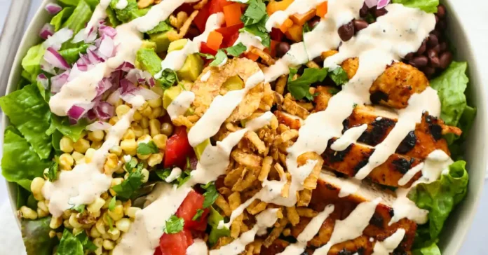 BBQ Ranch Chicken Salad