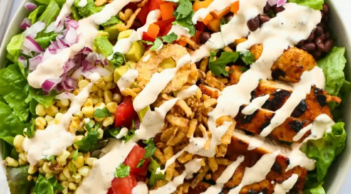 BBQ Ranch Chicken Salad BBQ Ranch Chicken Salad