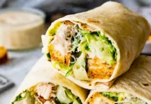 Chicken Caesar Wrap Bites Chicken Caesar Wrap Bites