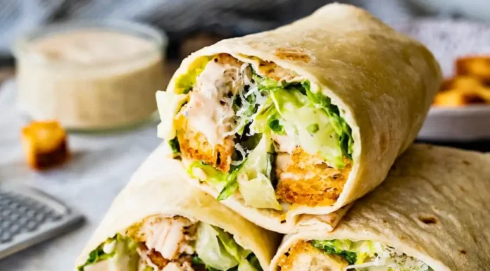 Chicken Caesar Wrap Bites Chicken Caesar Wrap Bites