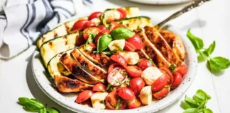 Chicken Caprese Salad Chicken Caprese Salad