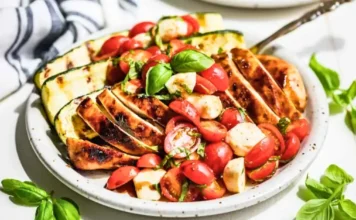 Chicken Caprese Salad Chicken Caprese Salad