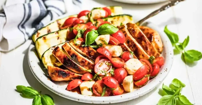 Chicken Caprese Salad