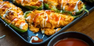 Chicken & Cheese Stuffed Jalapeños Chicken & Cheese Stuffed Jalapeños