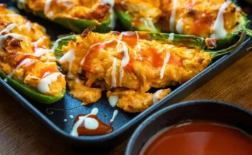 Chicken & Cheese Stuffed Jalapeños Chicken & Cheese Stuffed Jalapeños