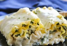 Chicken Spinach Alfredo Roll-Ups Chicken Spinach Alfredo Roll-Ups