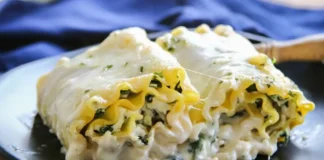 Chicken Spinach Alfredo Roll-Ups Chicken Spinach Alfredo Roll-Ups