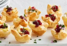 Chicken and Cranberry Puff Pastry Bites Chicken and Cranberry Puff Pastry Bites