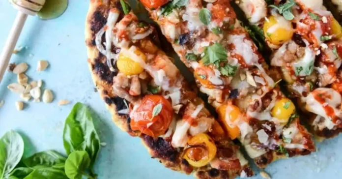 Honey Sriracha Chicken Flatbread