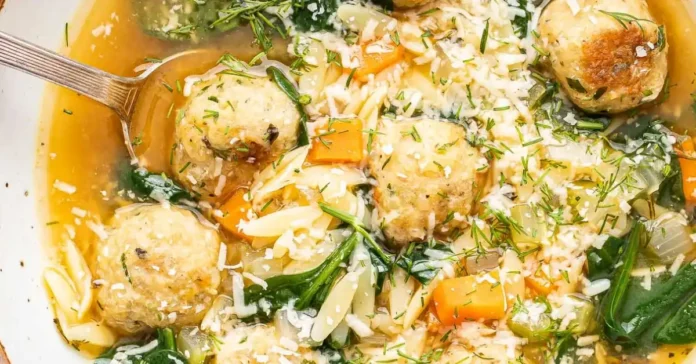 Italian Wedding Soup with Chicken