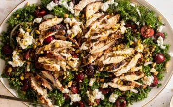 Kale and Grilled Chicken Salad Kale and Grilled Chicken Salad