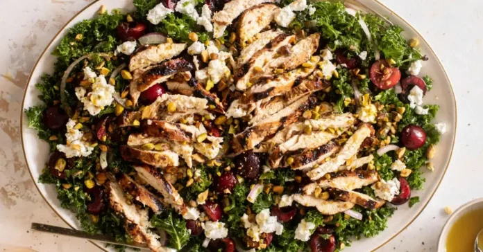 Kale and Grilled Chicken Salad