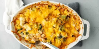 Keto Cheesy Chicken Casserole Keto Cheesy Chicken Casserole