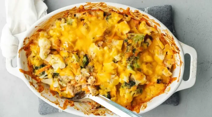 Keto Cheesy Chicken Casserole Keto Cheesy Chicken Casserole