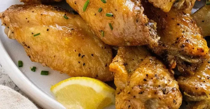 Lemon Pepper Chicken Wings
